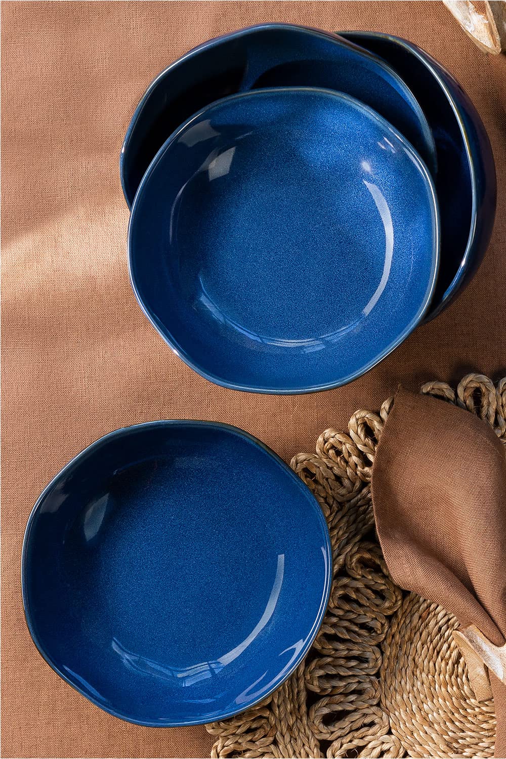 Sklum Biöh piatti fondi porcellana set 4 pezzi Ø18 cm