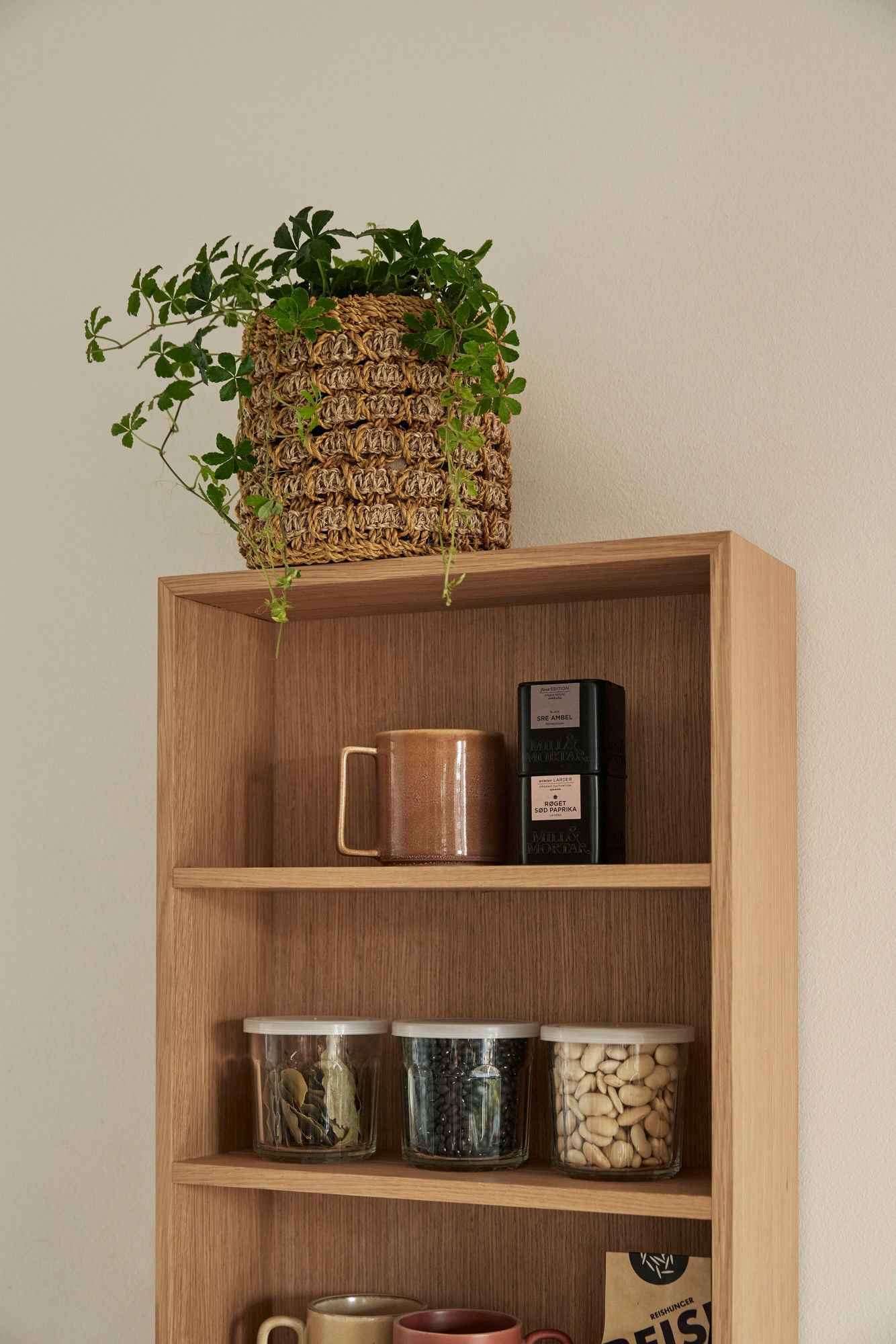 Bambua Pine cesti in abaca set 2 pezzi multicolore
