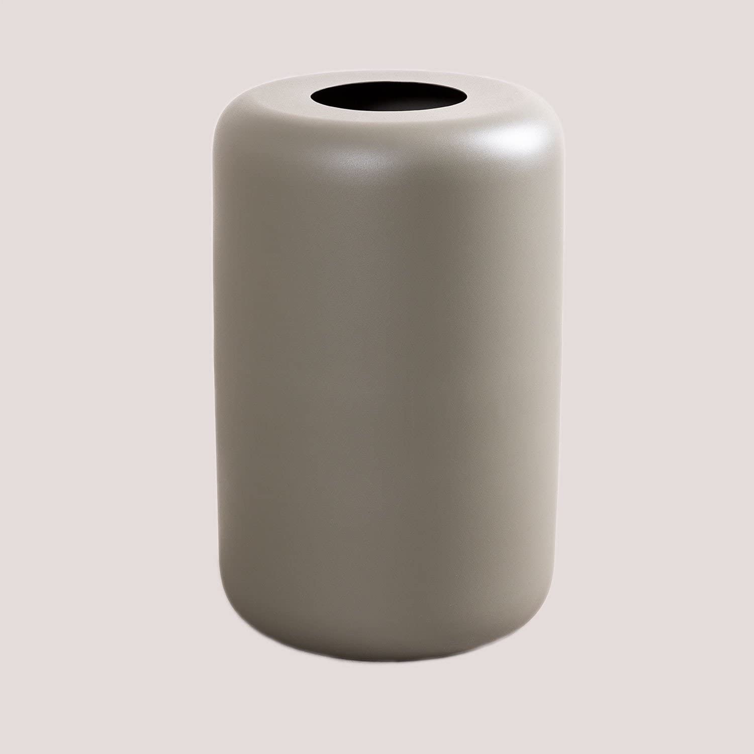 Sklum Dehli vaso in metallo verde kaki geometrico 45 cm