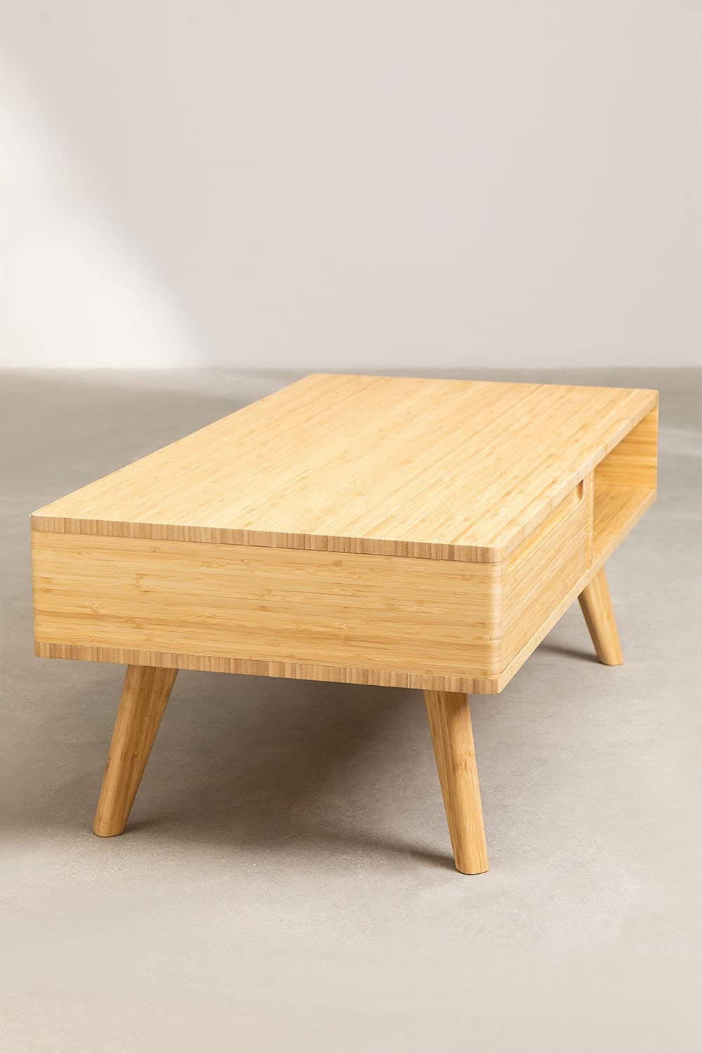 Sklum Gian Natural tavolino in bambù 120 cm