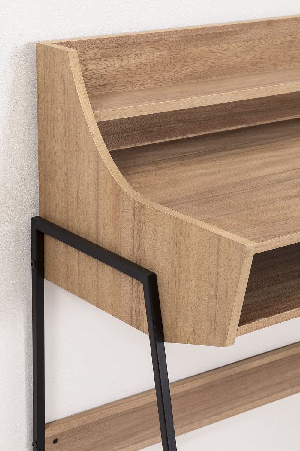 Sklum Ancher Scrivania Legno Naturale in MDF e Metallo