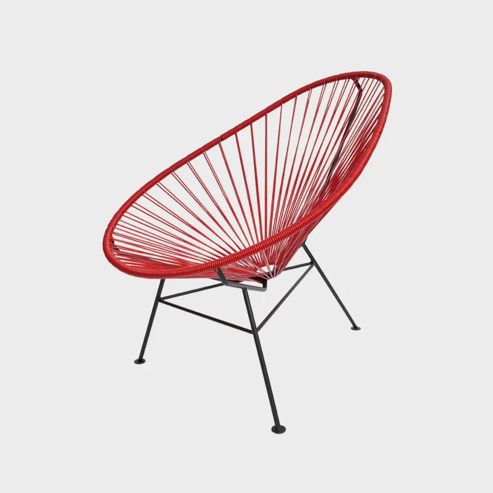 Acapulco Design Classic Rojo poltrona rossa da esterno