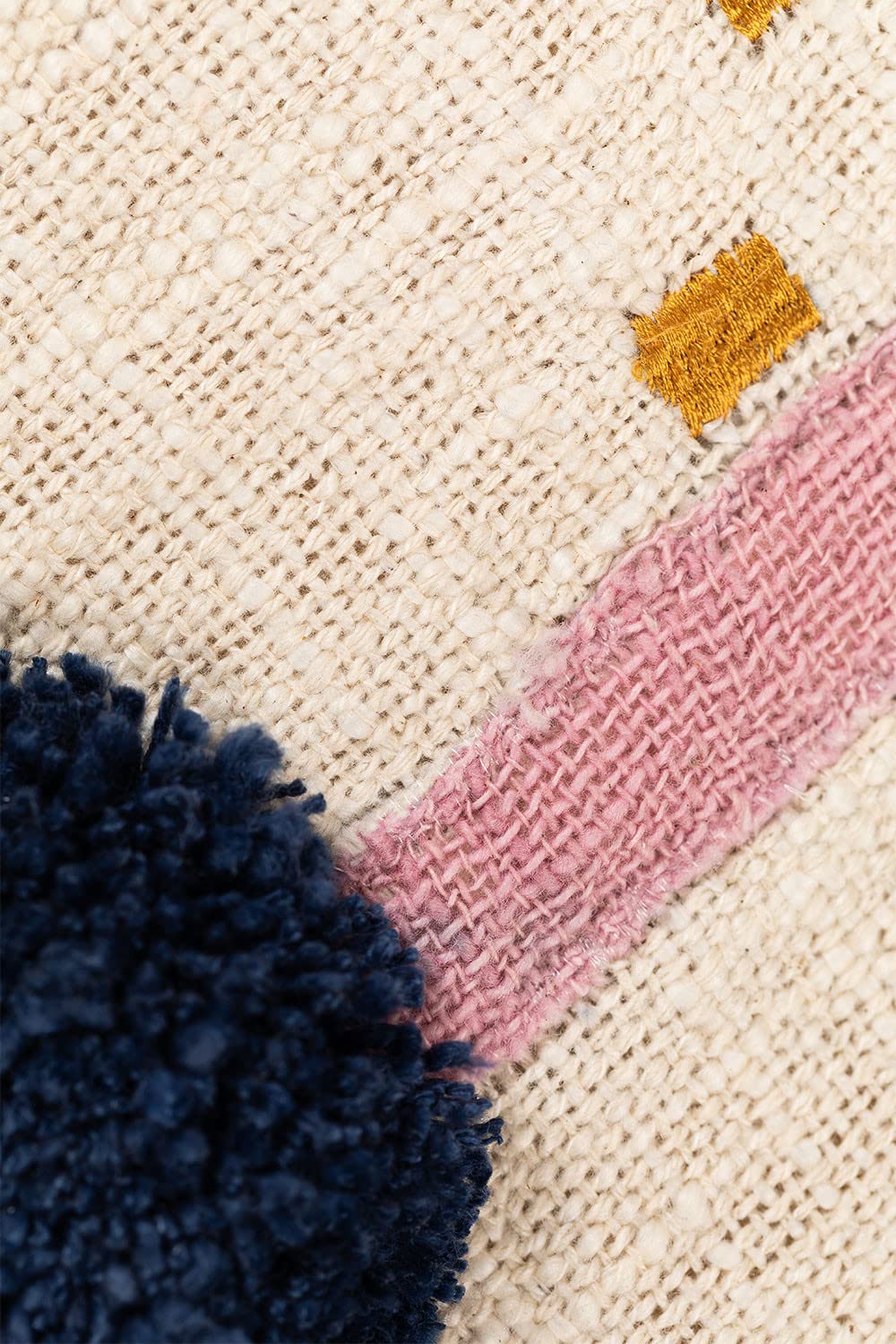 Sklum Azanel cuscino quadrato cotone 50x50 cm beige crema