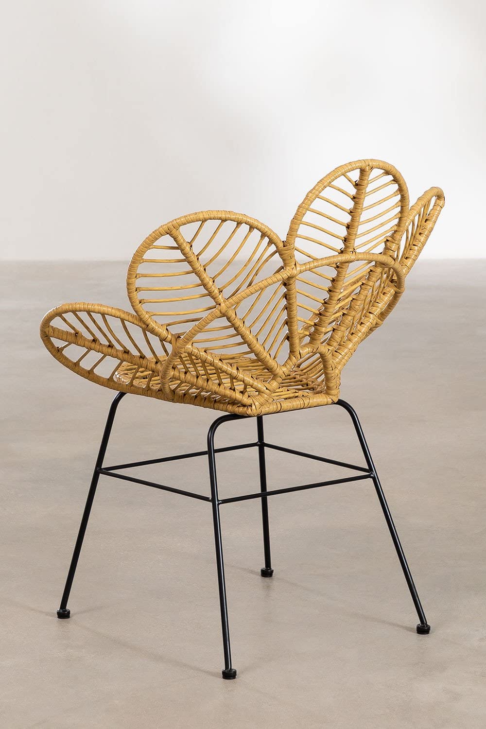 Sklum Rinum Style poltrona da giardino rattan naturale