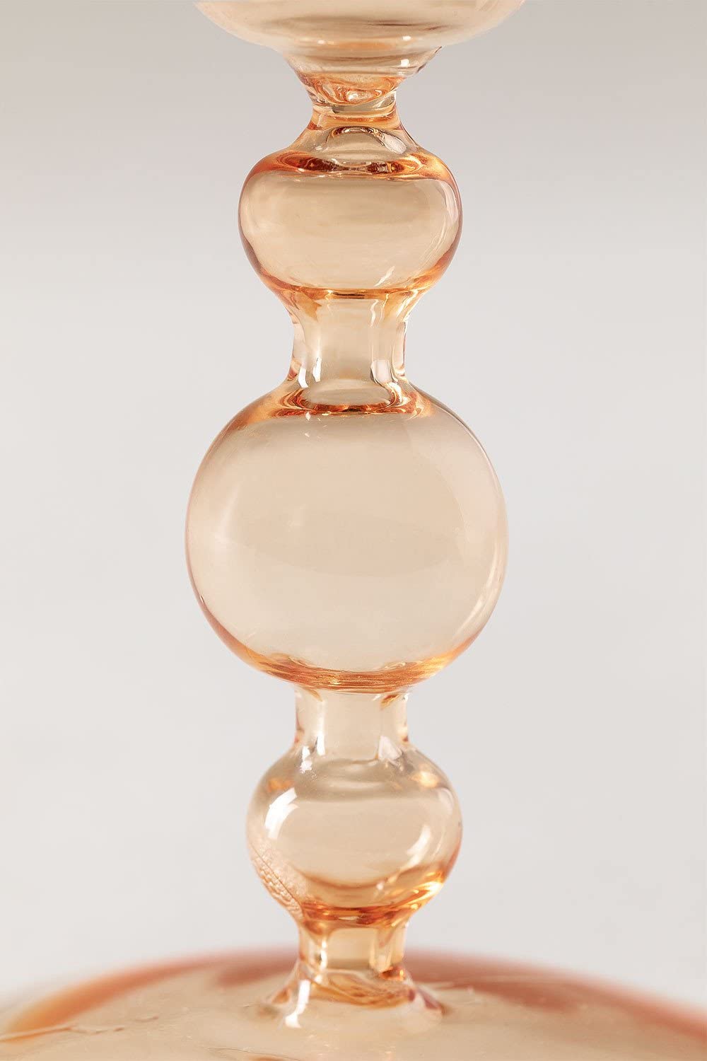 Sklum Piana candelabro in vetro Ø 9,8 cm h 15 cm