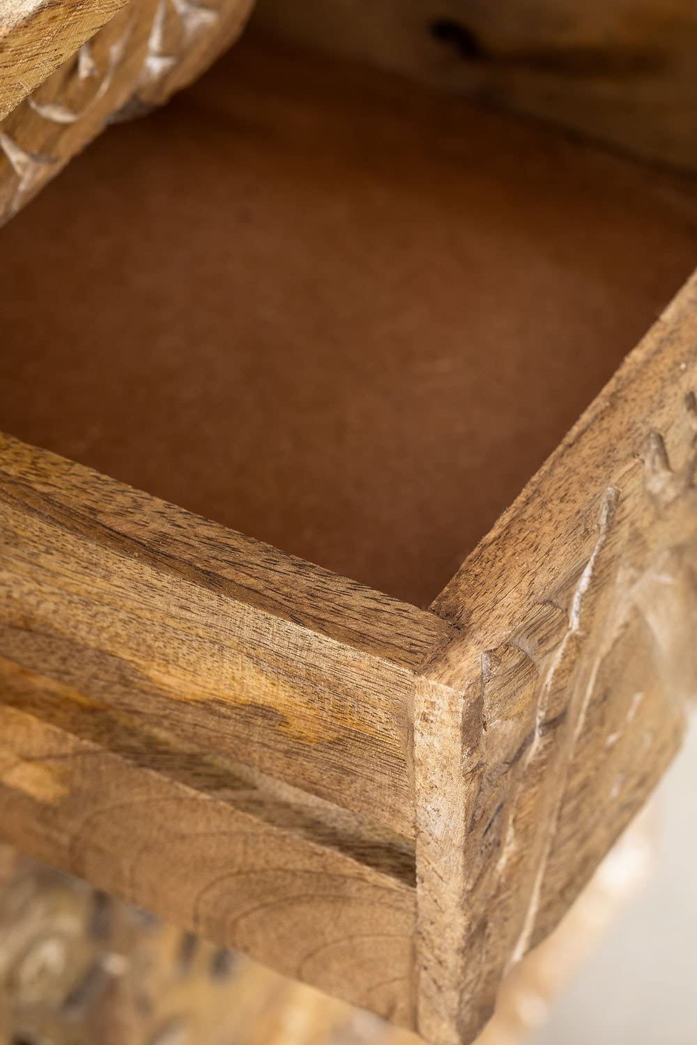 Sklum Karachi Style Comodino in Legno di Mango