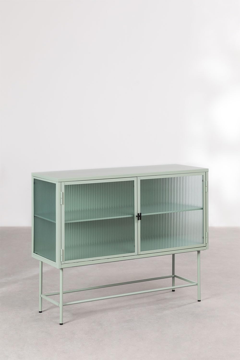 Sklum Celadon madia verticale metallo e vetro