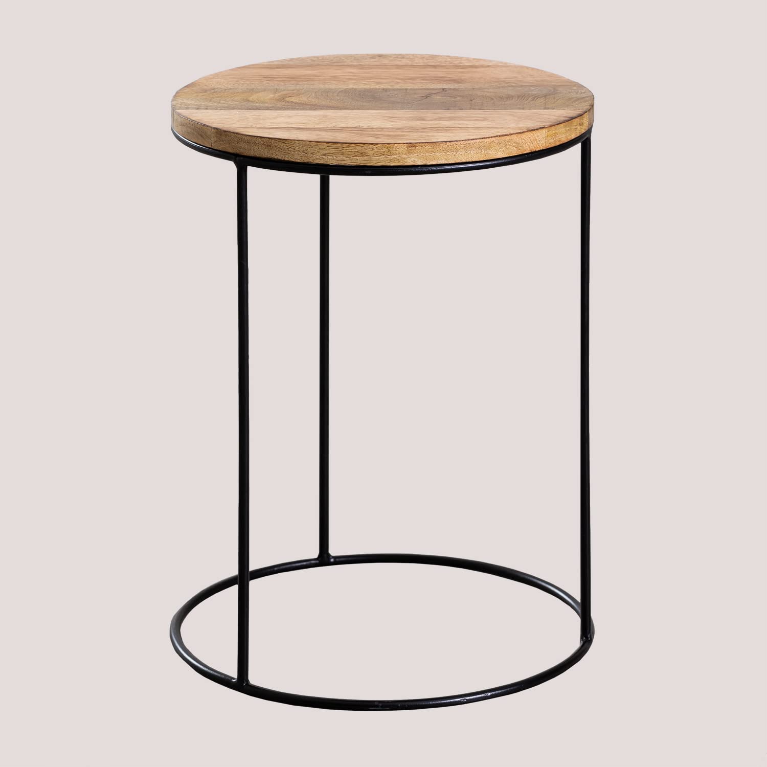 Sklum Tannam Mango Tavolino Rotondo Ø30 cm Legno