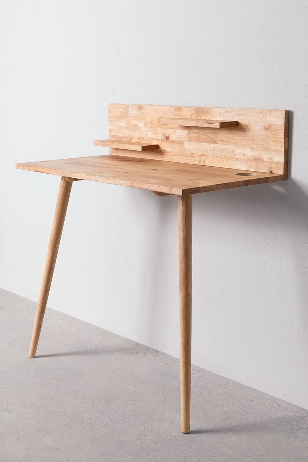 Sklum Arlan set scrivania in legno con sgabello