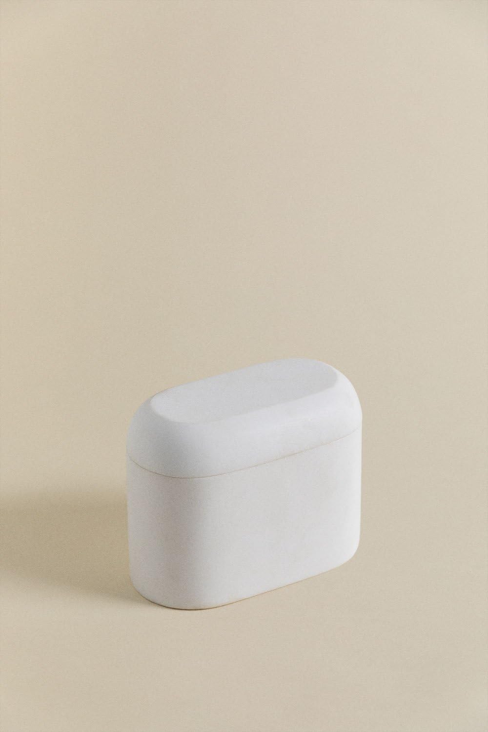 Sklum Veranne Barattolo Bagno con Coperchio in Resina