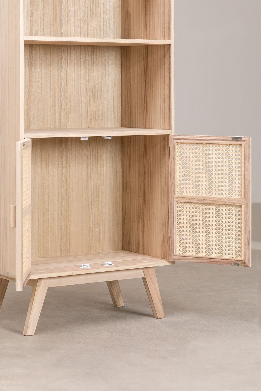 Sklum Ralik Design armadio legno naturale rattan