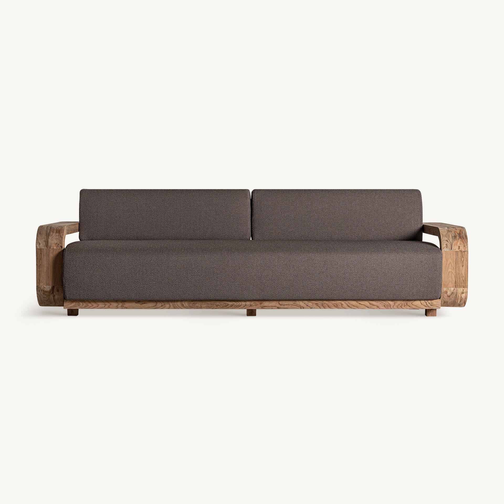 Bambua Corba Divano Esterno Teak Taupe