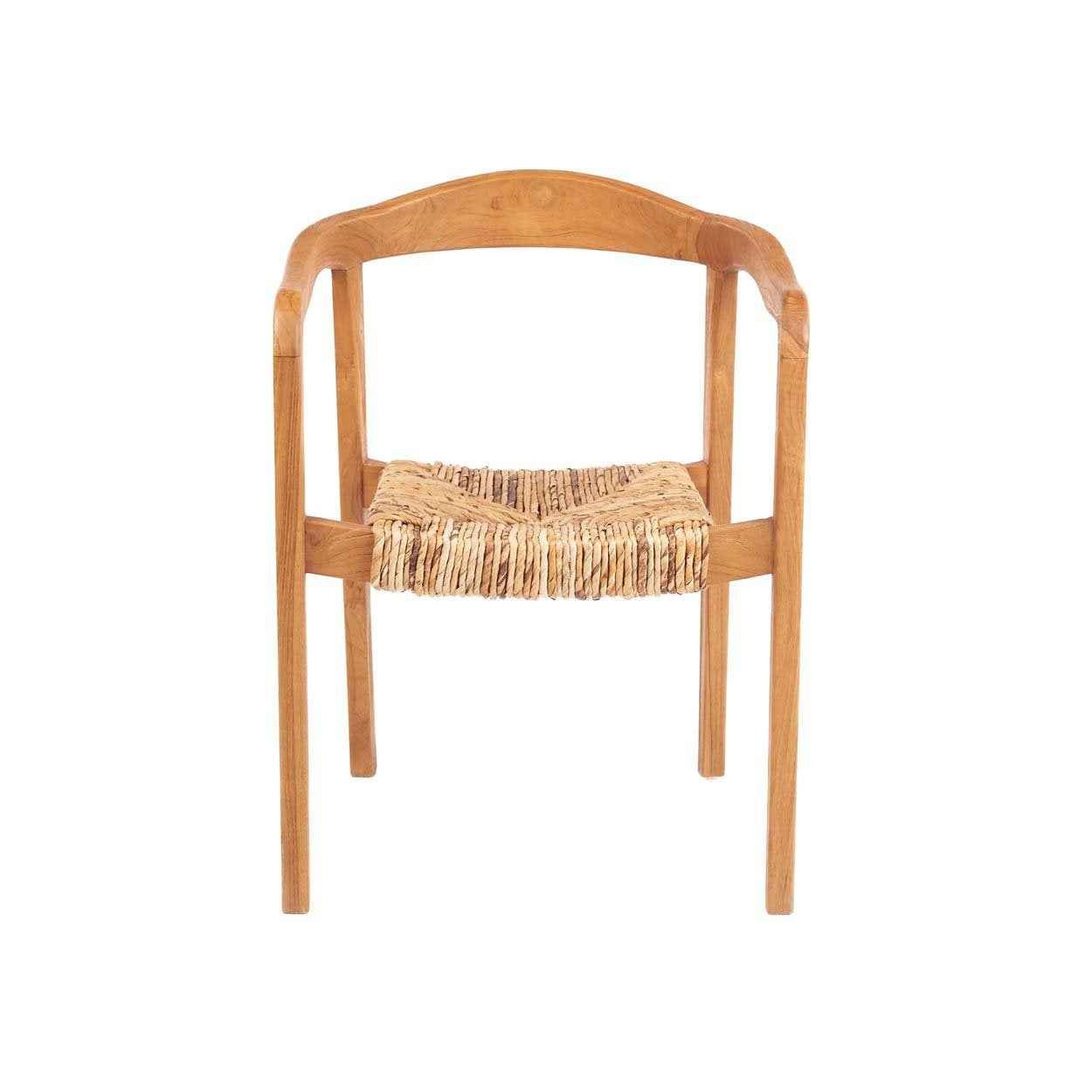 Bambua Suma Sedia da Pranzo Teak Impilabile