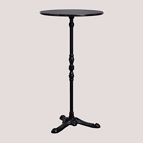 Sklum Roma Tavolo Alto da Bar in Marmo Ø60 cm