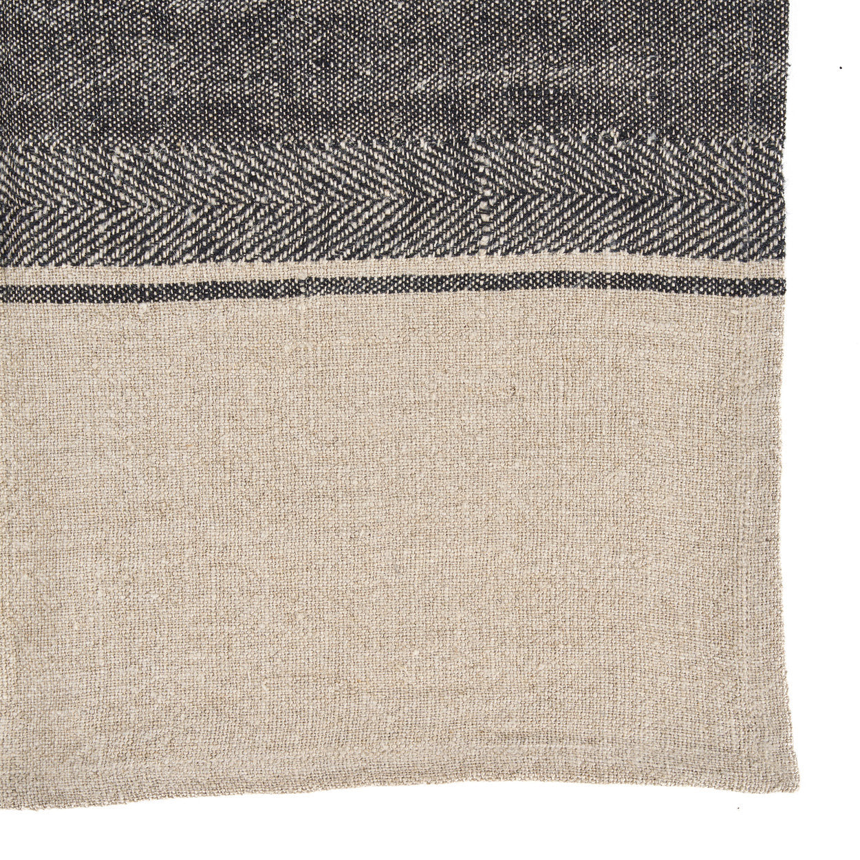 Bambua The Linen Moody strofinaccio lino nero 50x70