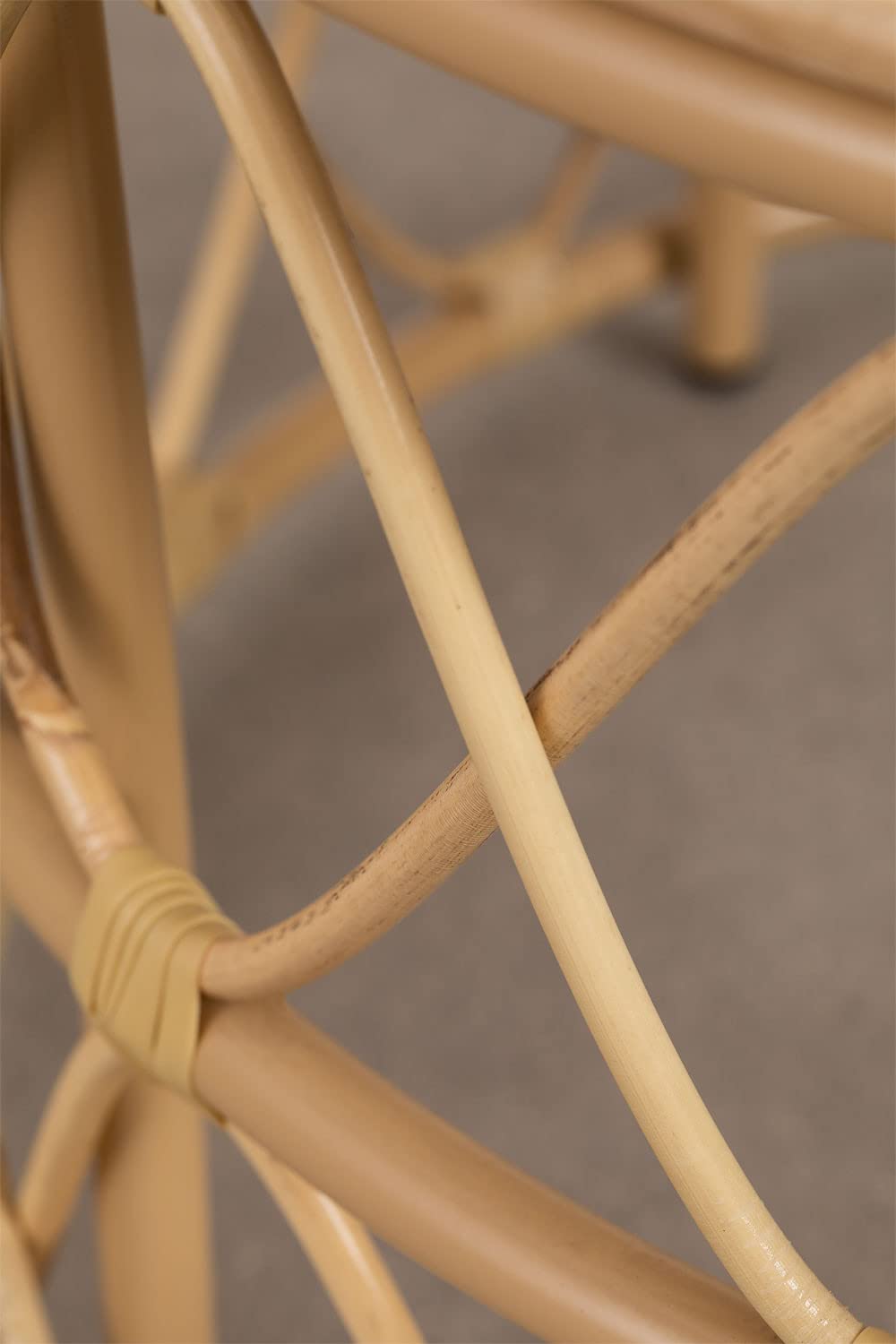 Sklum Zan Ø60 cm Tavolino Rotondo in Rattan