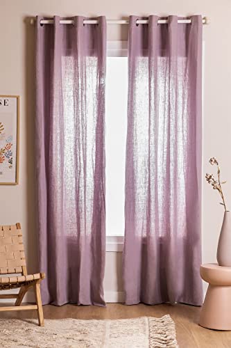 Sklum Widni Tenda Lino Viola Lavanda 140x260 cm