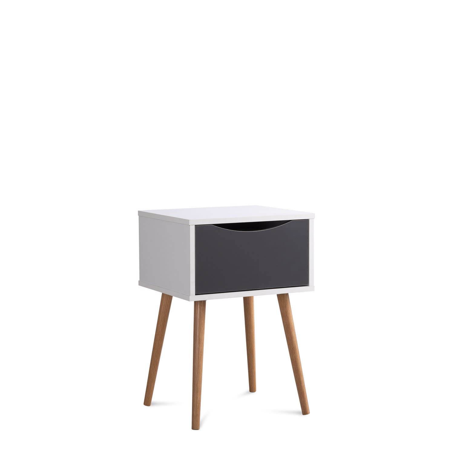 Sklum Babi comodino legno bianco 40 cm