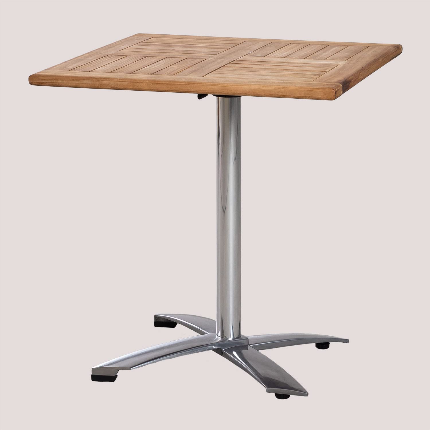 Sklum Bruh tavolo bar quadrato in teak 70x75,5 cm