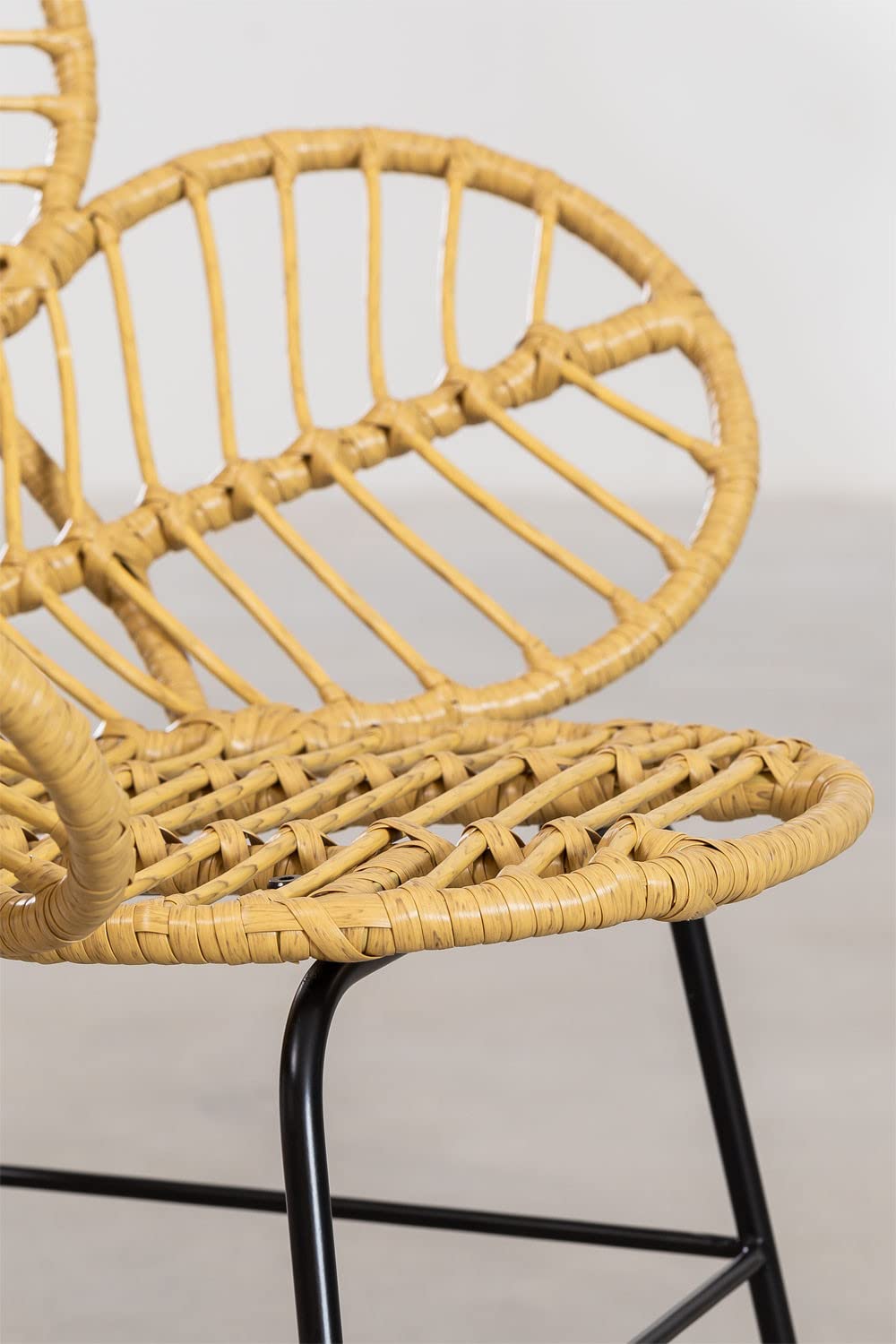 Sklum Rinum Style poltrona da giardino rattan naturale