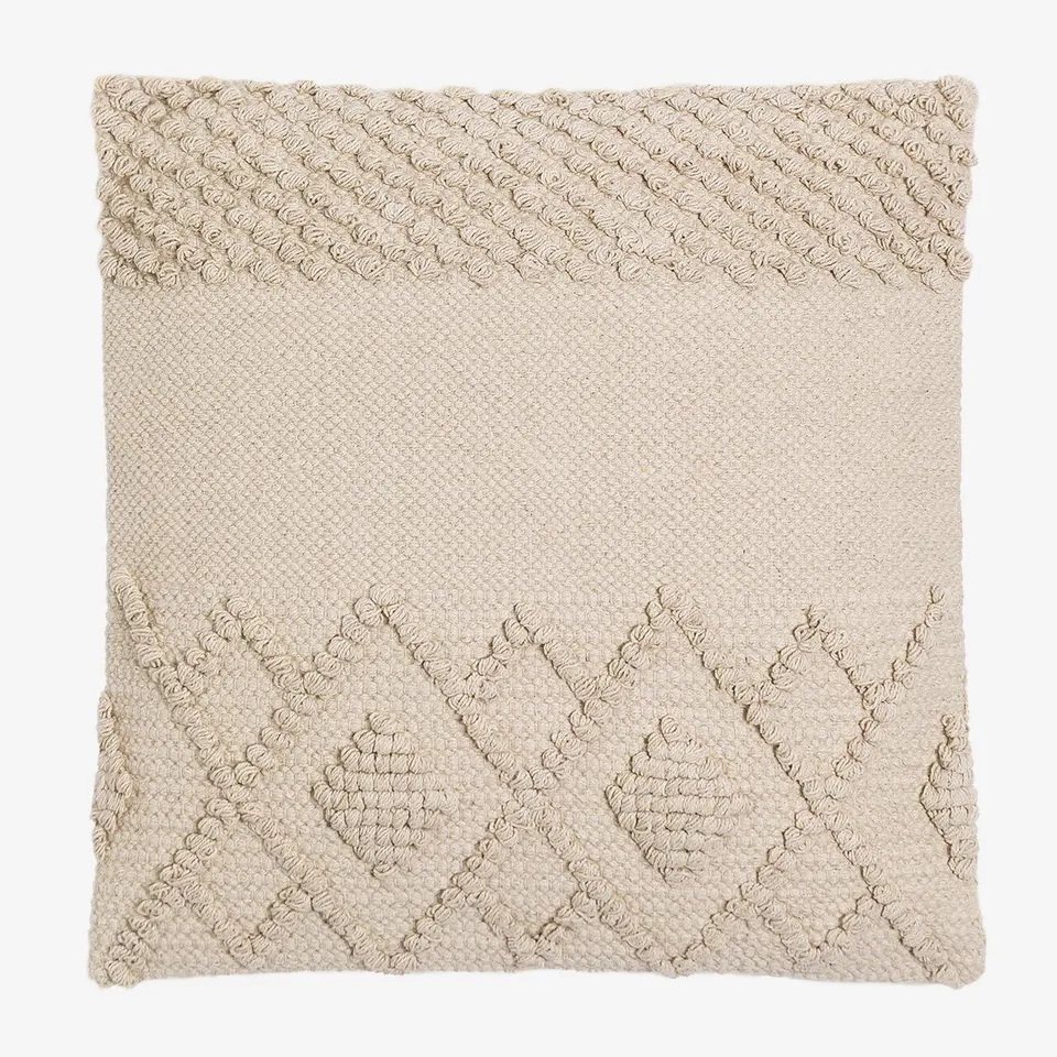 Sklum Gubby cuscino quadrato cotone 50x50 beige lino