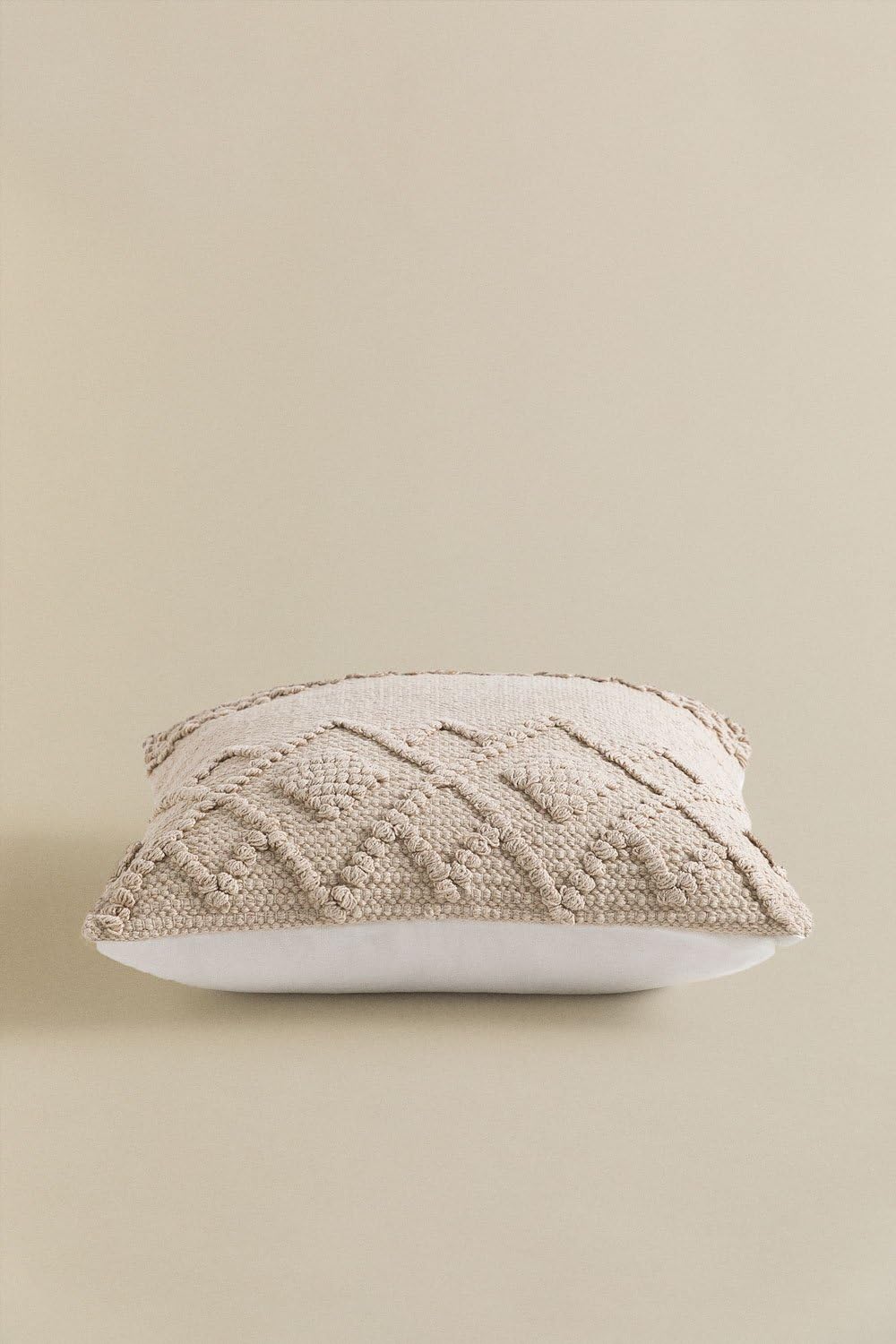 Sklum Gubby cuscino quadrato cotone 50x50 beige lino