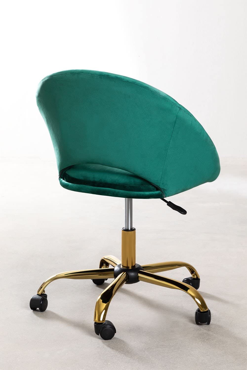 Sklum Vilett sedia ufficio velluto verde jungle