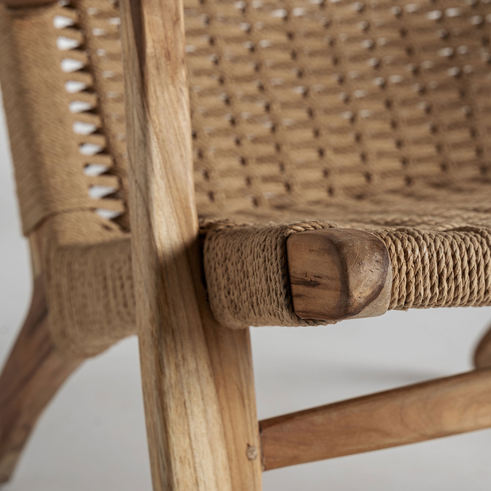 Bambua Vaduz poltrona lounge teak naturale