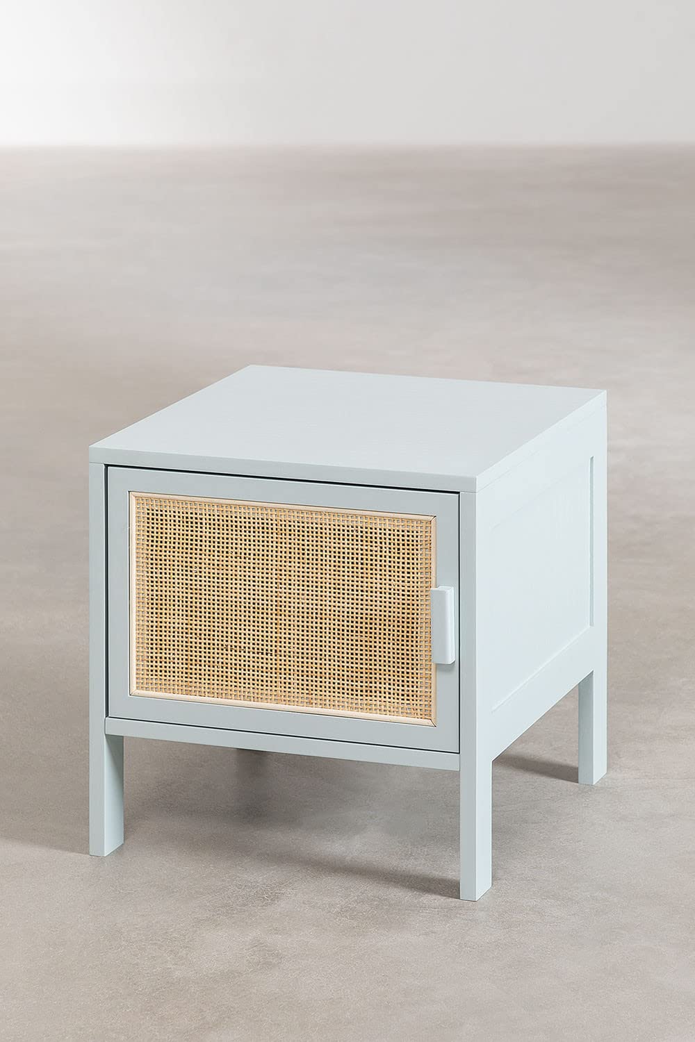 Sklum Reyna Kids Comodino Iceberg in Pino e Rattan