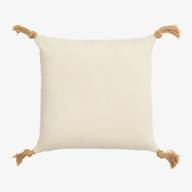Sklum Almiz Style Cuscino Cotone 45x45 Beige Crema