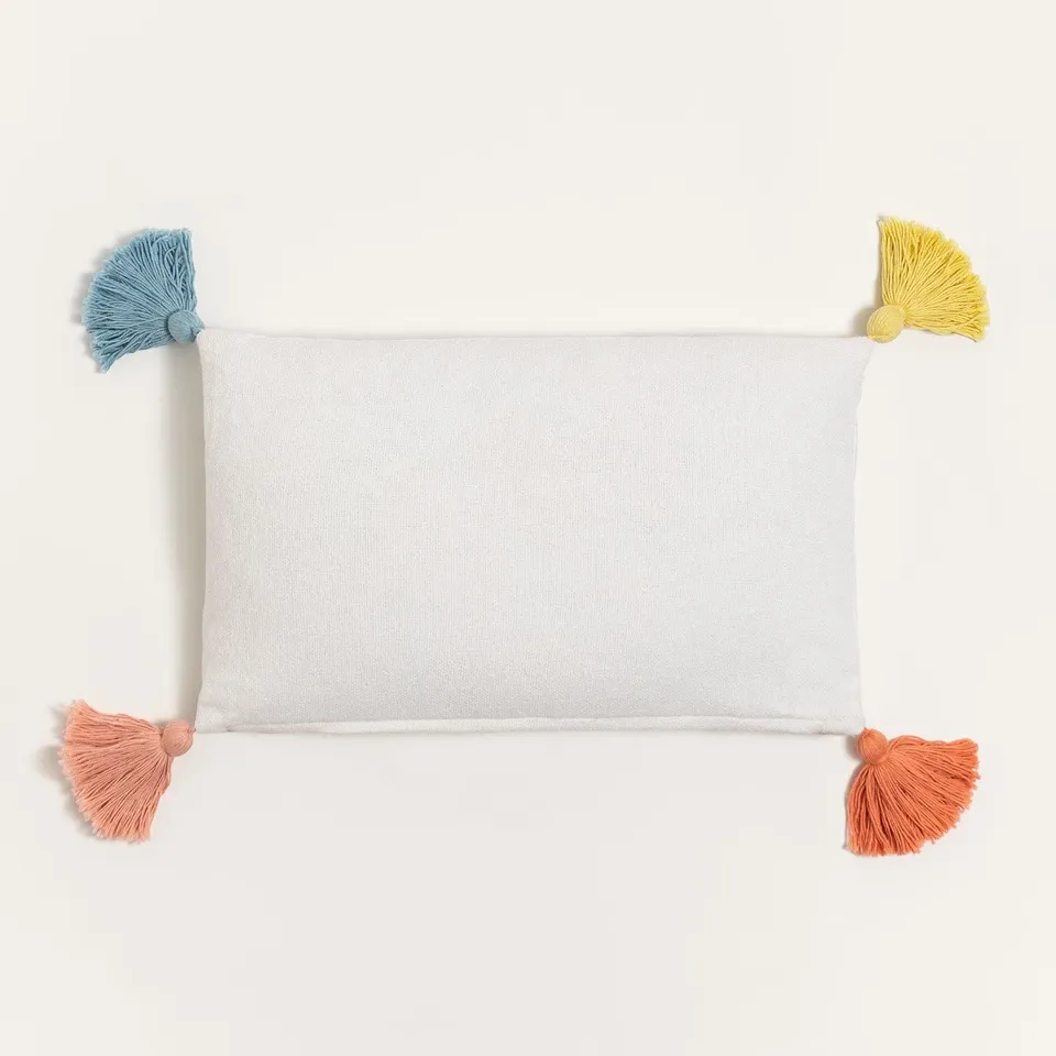 Sklum Jollie Kids cuscino rettangolare cotone bianco 30x50
