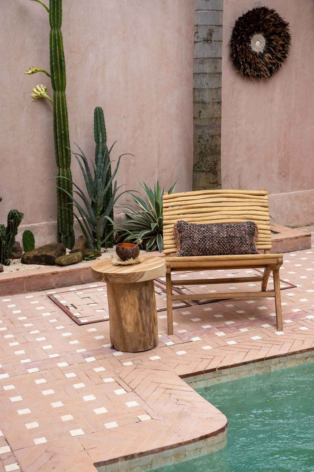 Bambua The Islander poltrona lounge naturale