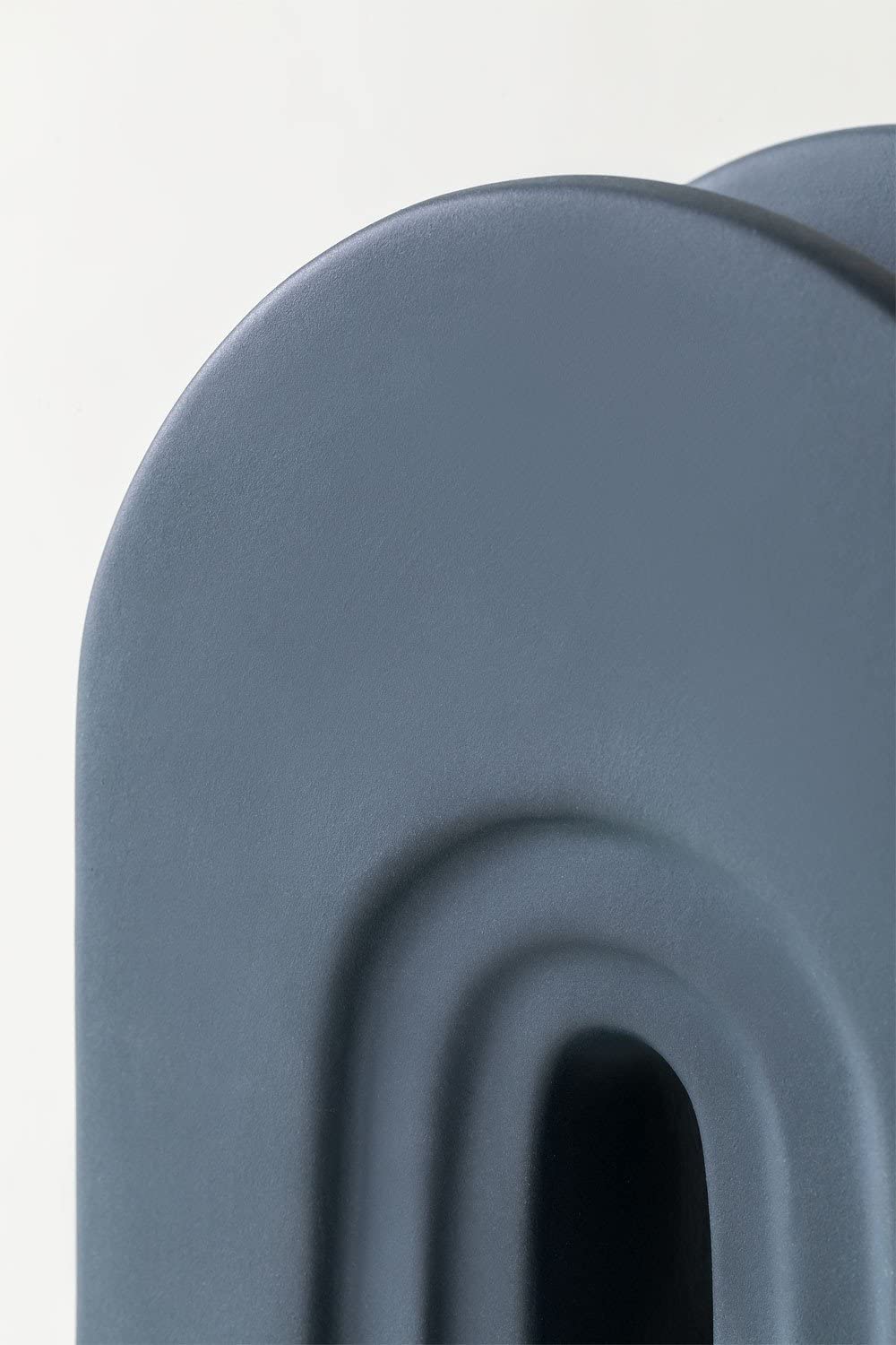 Sklum Lernig vaso in ceramica blu turchese h 26,5 cm
