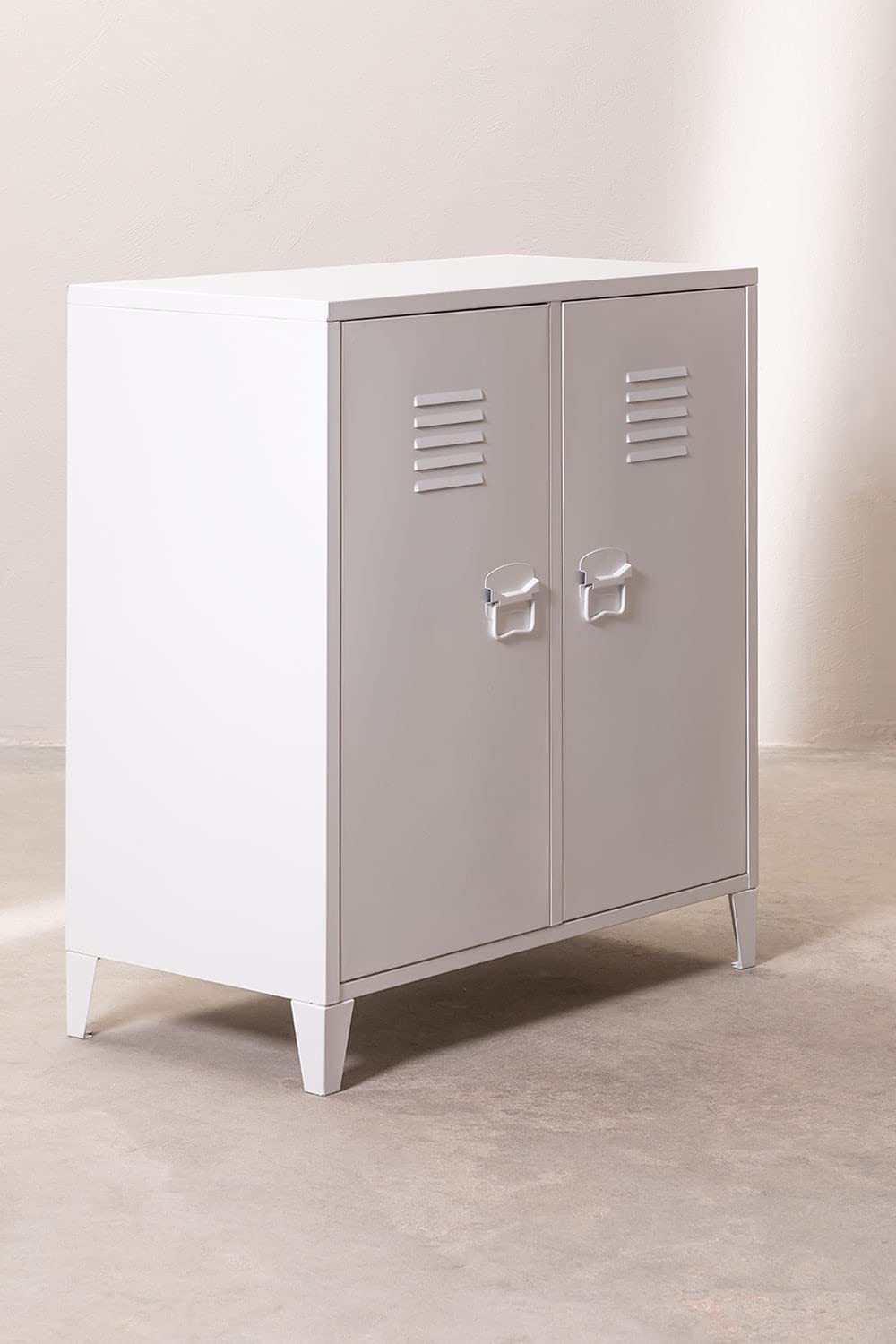 Sklum Pohpli Credenza 2 Ante in Acciaio