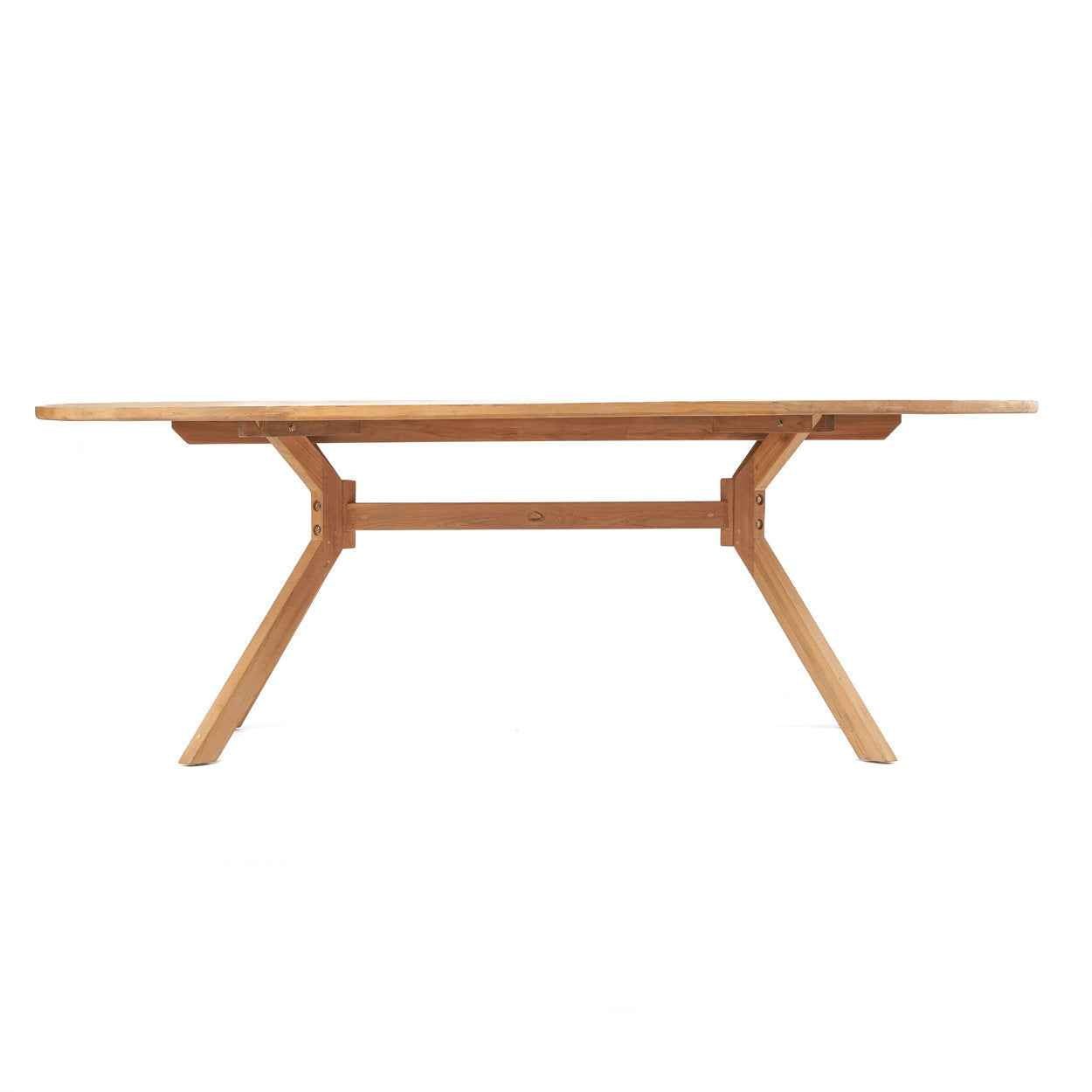 Bambua Kulala tavolo pranzo ovale teak 6 posti