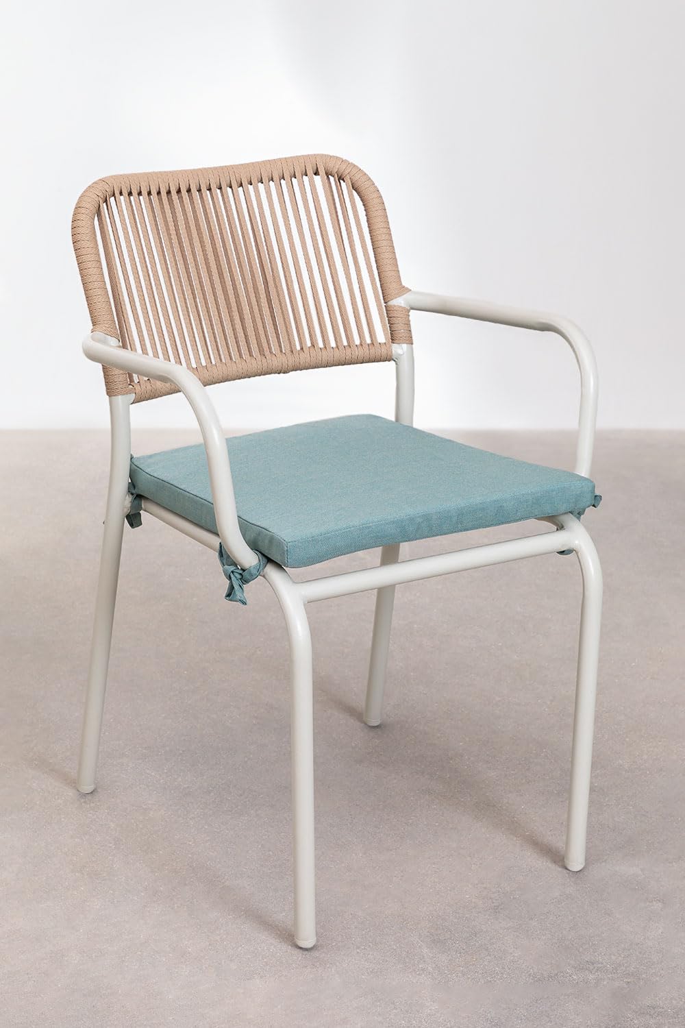 Sklum Arhiza set 4 sedie da giardino impilabili verde abete