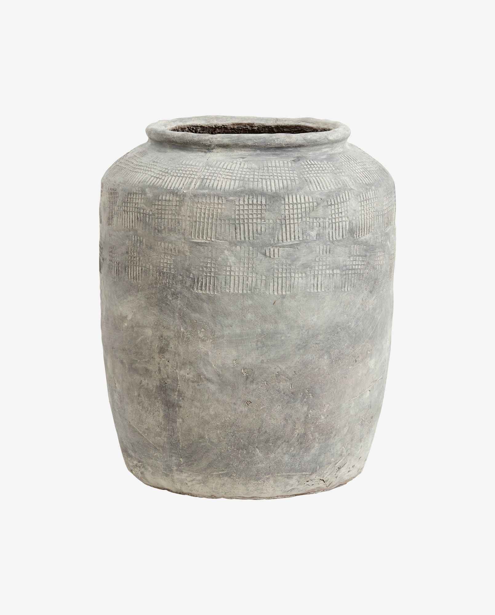 Bambua Cema vaso XL grigio da interno