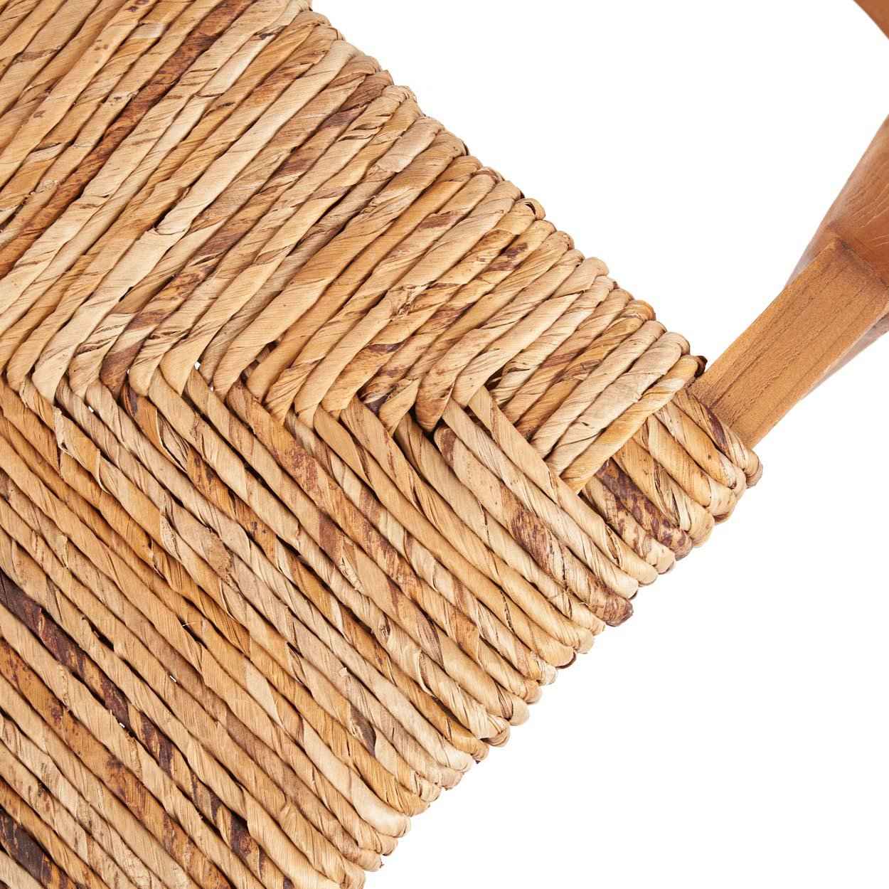 Bambua Suma Sedia da Pranzo Teak Impilabile