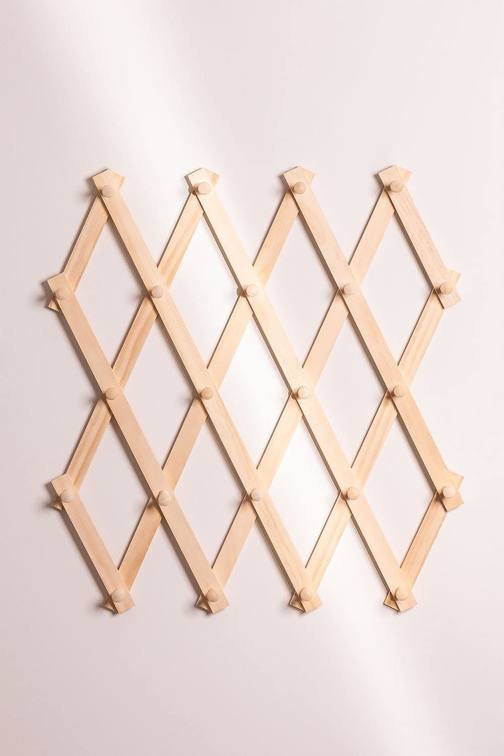 Sklum Ixi Doppio appendiabiti a muro legno naturale estensibile