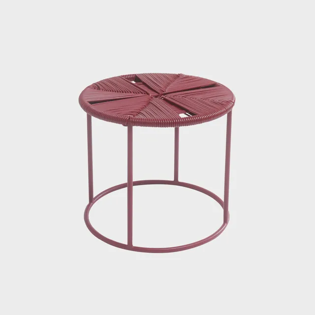 Acapulco Design Mesita CDMX_ST3 tavolino bordeaux bordeaux