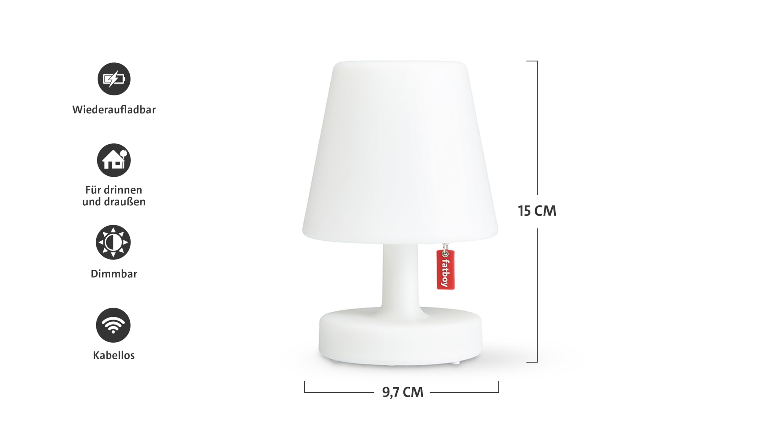 Fatboy Edison Mini lampada tavolo LED 2 pezzi
