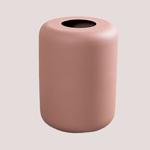 Sklum Dehli Rosa vaso in metallo geometrico