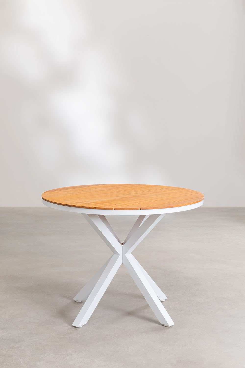 Sklum Archer tavolo giardino rotondo bianco Ø100 cm
