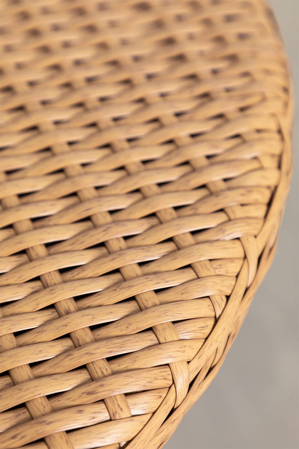 Sklum Beke set tavolo e 2 sedie pieghevoli natural rattan