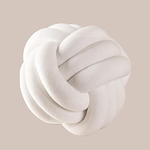 Sklum Oliver Kids Cuscino Velluto Bianco Ø25 cm