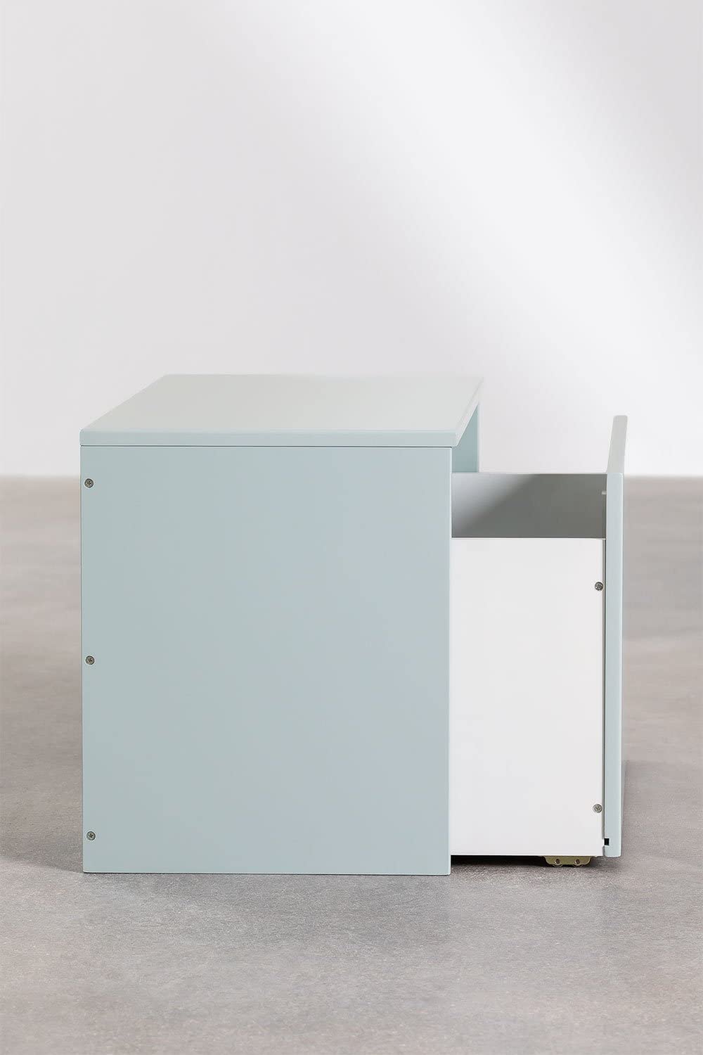 Sklum Belmont Kids baule giocattoli blu nebbia in MDF