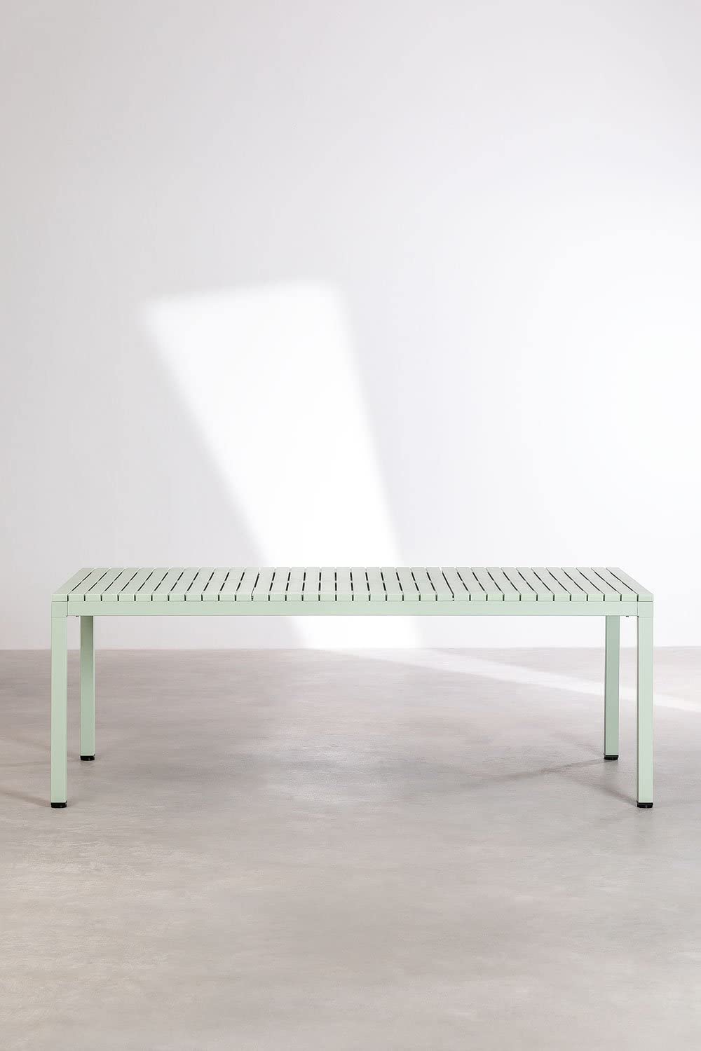 Sklum Marti tavolo da giardino alluminio 210x100 celadon