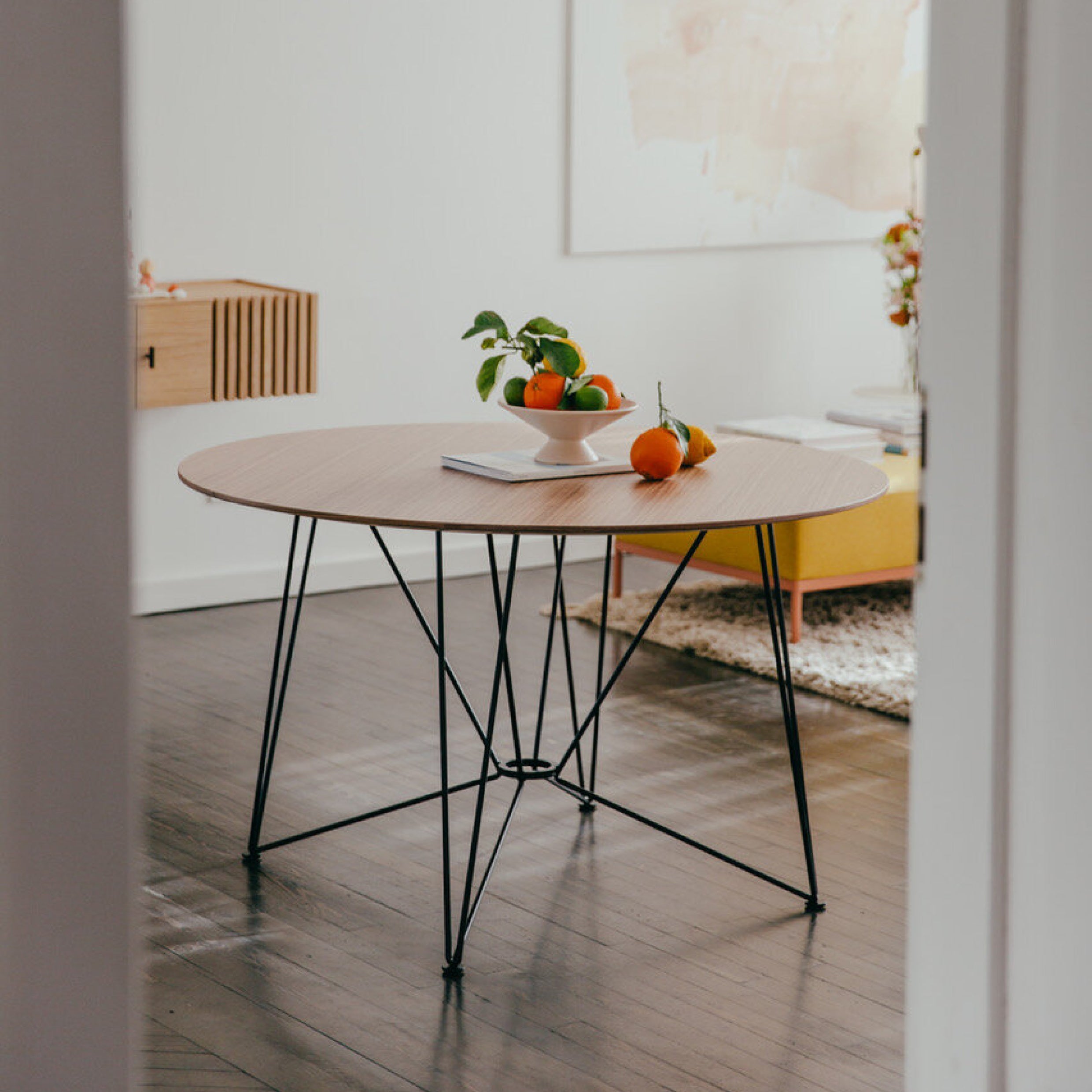 Acapulco Design Ring Tavolo Pranzo Noce 120 cm