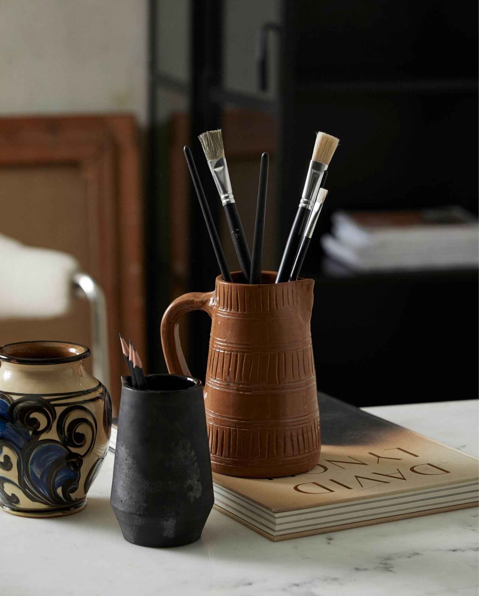 Bambua Juniper brocca terracotta marrone 1 l