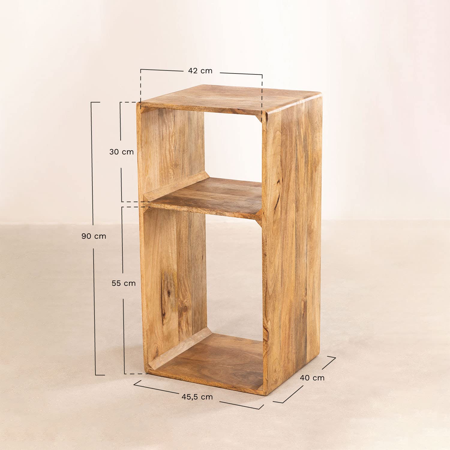 Sklum Yaris scaffale modulare 90 cm legno mango riciclato